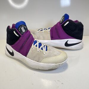RARE Nike Kyrie 2 Kyrache White Black Purple Irving Sz 12 Shoes 819583-104